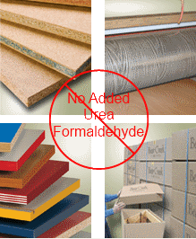No-Added-Urea-Formaldehyde wood composite processing
