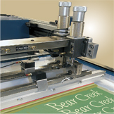 Point of purchase displays silk screening